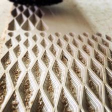 Intricate Lattice Wood Work