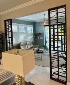 Guerin Lattice Panel Installed